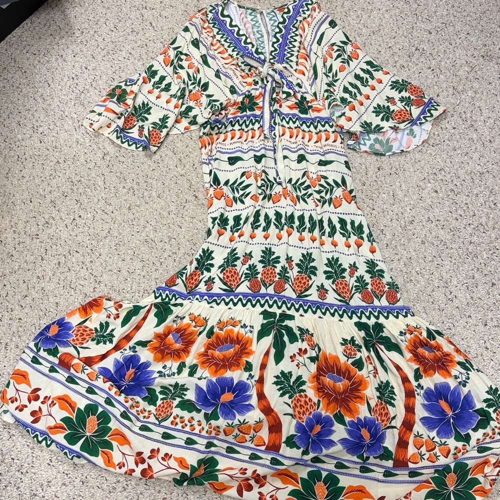 FARM Rio Multicolor Floral Maxi Dress - Picture 7 of 7
